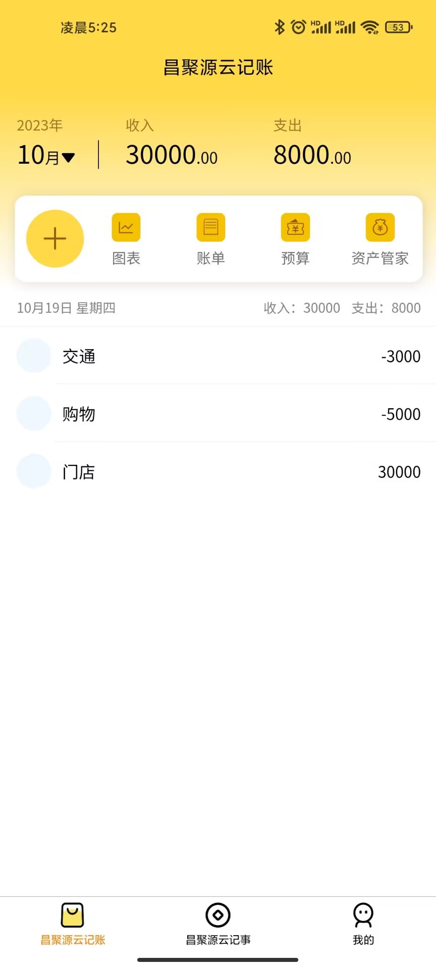 昌聚源云记账app