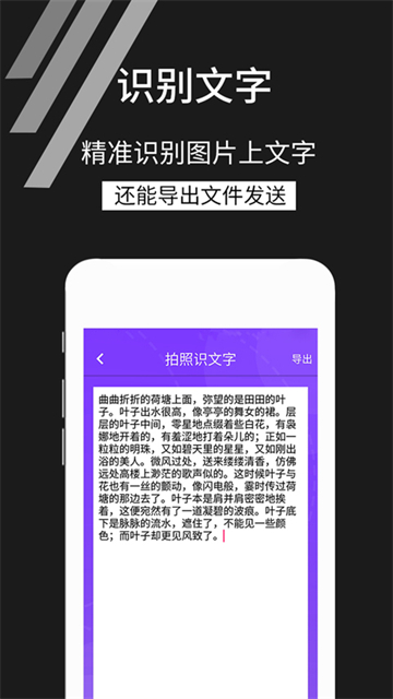 拍照识文字app
